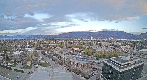 Kelowna weather: Windy, wet, patches of sunshine